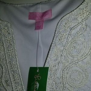 Lily Pulitzer long white dress.  Nwt